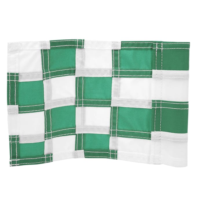 Drapeaux de trou de golf à carreaux, Coupes de trou de golf, Drapeaux de green de putting d'entraînement de golf dans le jardin, Mâts de drapeau, Grilles vertes vert