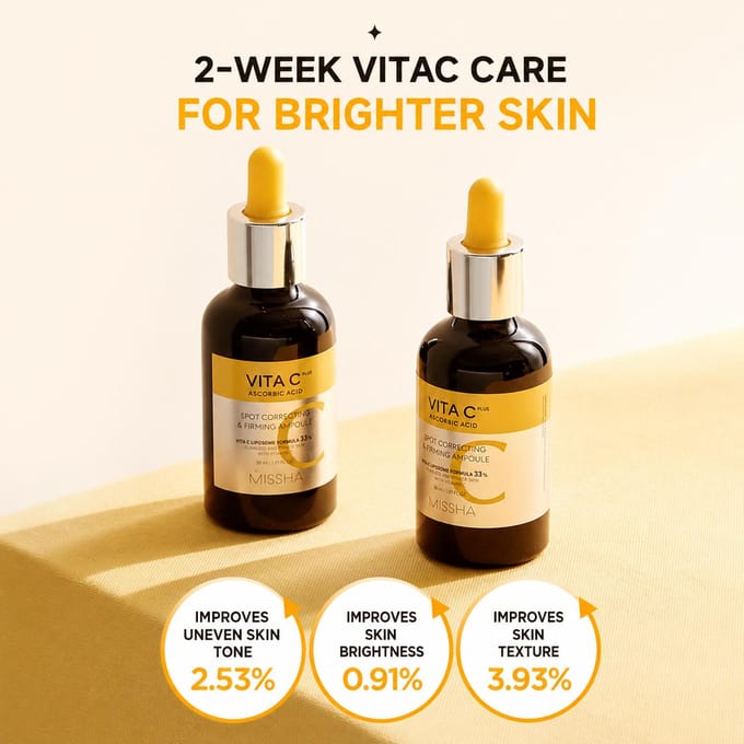 MISSHA Vita C Plus Spot Correcteur & Raffermissant Ampoule 40ml (3 Options) 1PCS black