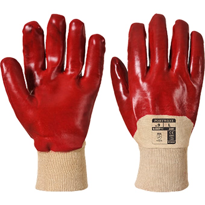 PVC Venti Handschoen Tricot Manchet, Portwest A401