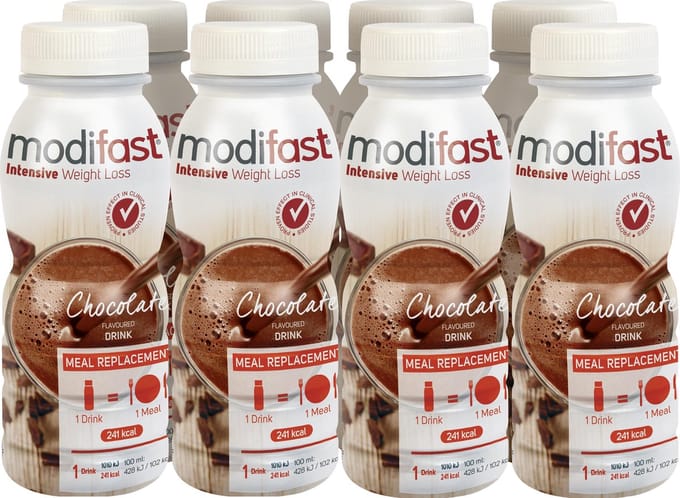 Modifast Intensive - Afslankdrink - Chocolade - 8 x 236 ml