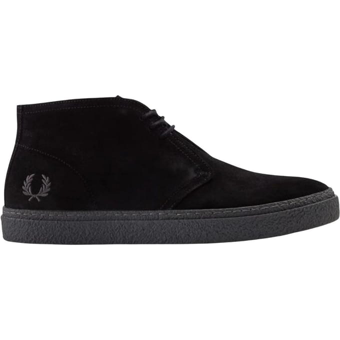 Fred Perry Volwassen Hawley Suède Laag Loopschoenen (Zwart)
