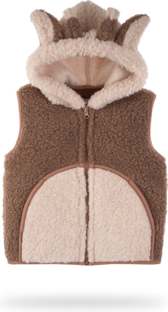 Alwero bodywarmer Girafy Bruin 128-134
