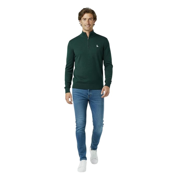 Jack Wills Heren Trui met trechterhals (Dennenmarmel)