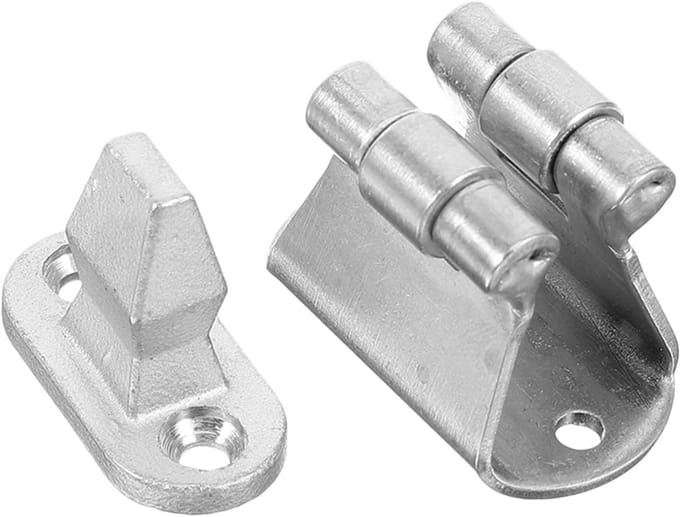 Deurstopper - Deurhouder - Vochtige Omgevingen - Roestvrij Staal - 3.5 cm - Zilver