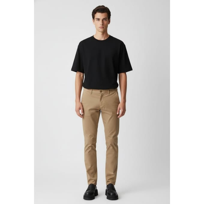 GUESS  Eco Daniel Earthenware Taglia: W40L32 | Pantaloni chino Outlet | Uomo | Marrone