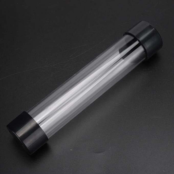 Transparant Cilindrisch Computer Waterkoeling Waterreservoir 240MM voor Praktisch Gebruik white