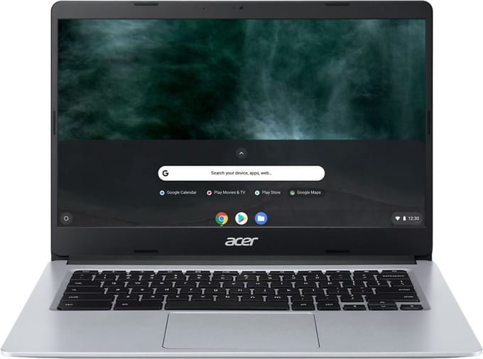 Acer Chromebook 314 (CB314-1H-C9FP) Intel® Celeron® N4020 - 4GB DDR4 RAM - 64GB eMMC opslaggeheugen