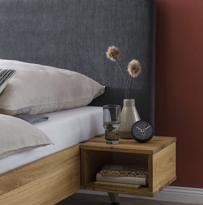 Bed Box Holland BB Line Zwevend Nachtkastje natuur geolied