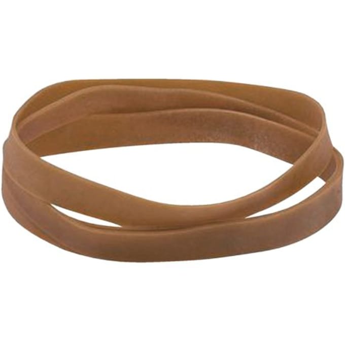Elastiek Standard Rubber Bands 87 120x10mm 500gr 165 stuks bruin