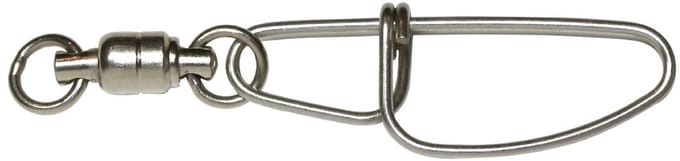 Zeck Ball Bearing Swivel + Snap 105kg 3st.