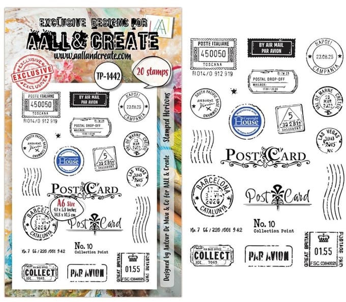 Aall & Create clearstamp A6 - Stamped horizons