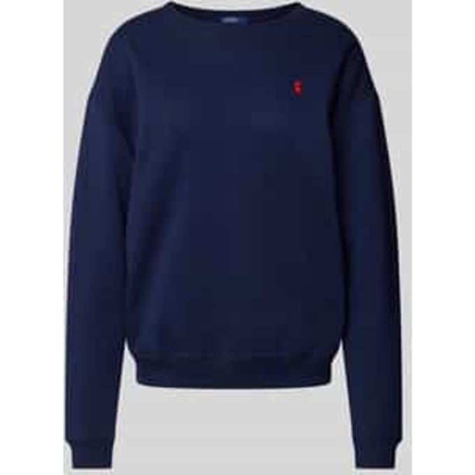Oversized sweatshirt met logostitching