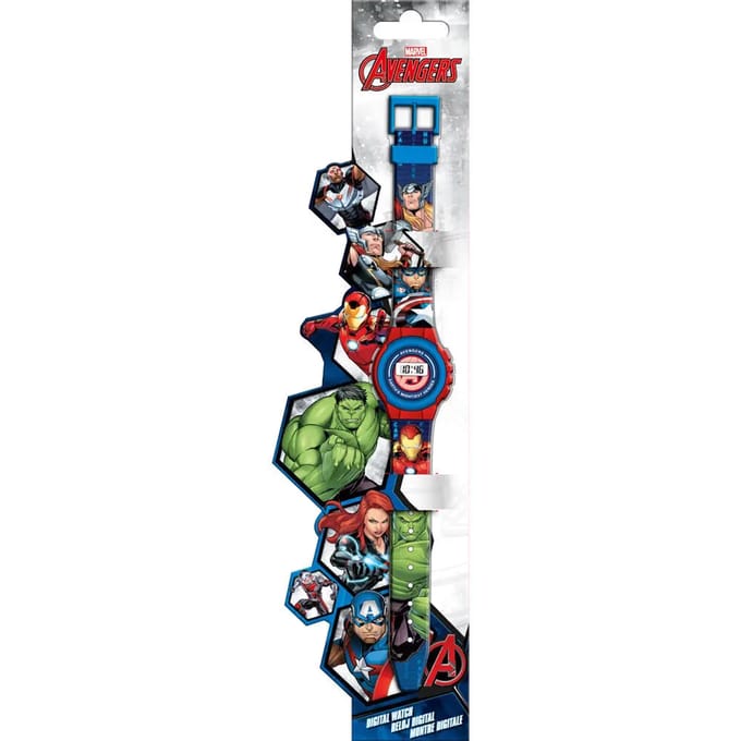 Avengers Horloge - Digitaal - Voor kinderen - Blauw