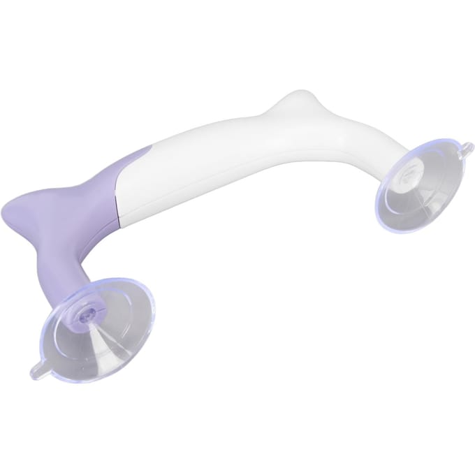 Poignée de Règle Violet Blanc Assemblage Facile Ventouse Puissante ABS PVC Durable Poignée de Règle de Quilting pour white