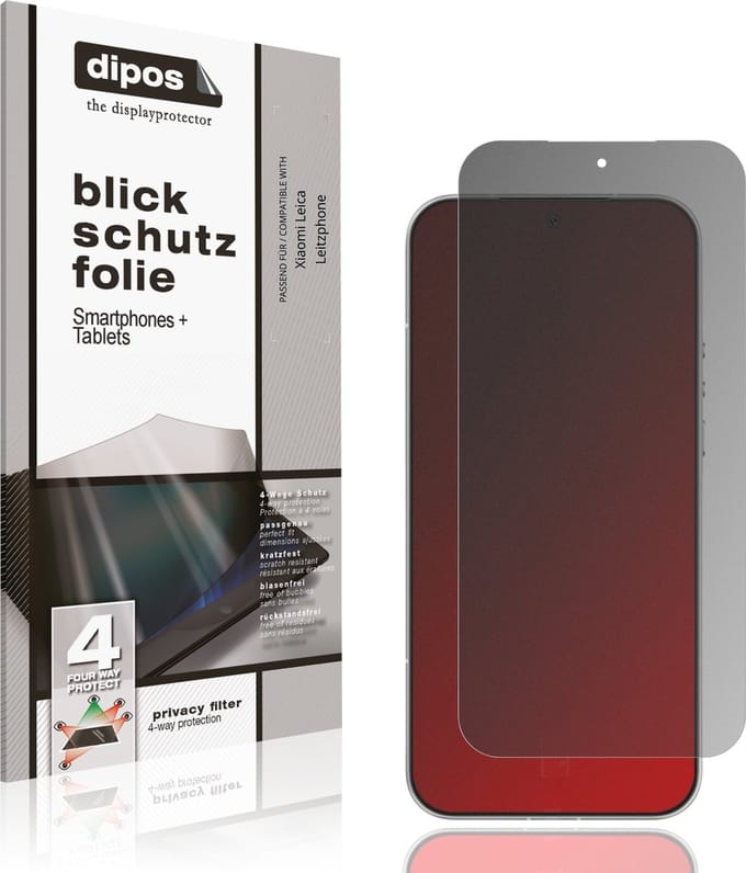 dipos – Matte Privacy Screenprotector geschikt voor Xiaomi Leica Leitzphone | Anti-Spy Beschermfolie