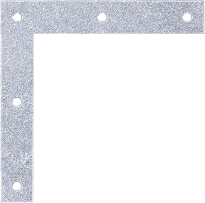 Verzinkte Hoekverbinder voor Houtconstructies 100x100x15 mm