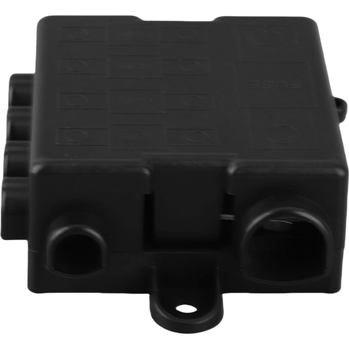 5-weg zekeringkast 12V 24V stroomverdeling zekeringblokhouder met 30A 60A 80A 100A 250A zekeringen black