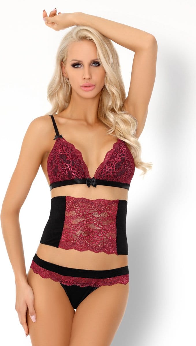 LC Nerysa 3pcs set black-purple