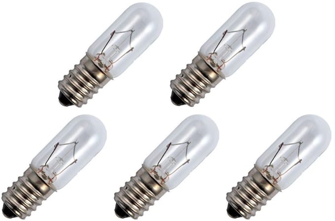 Signaallamp E14 6V 5W - 833 mAh - 5 stuks - T16 Gloeilamp Ø16mm - 54mm - 2500K - Dimbaar