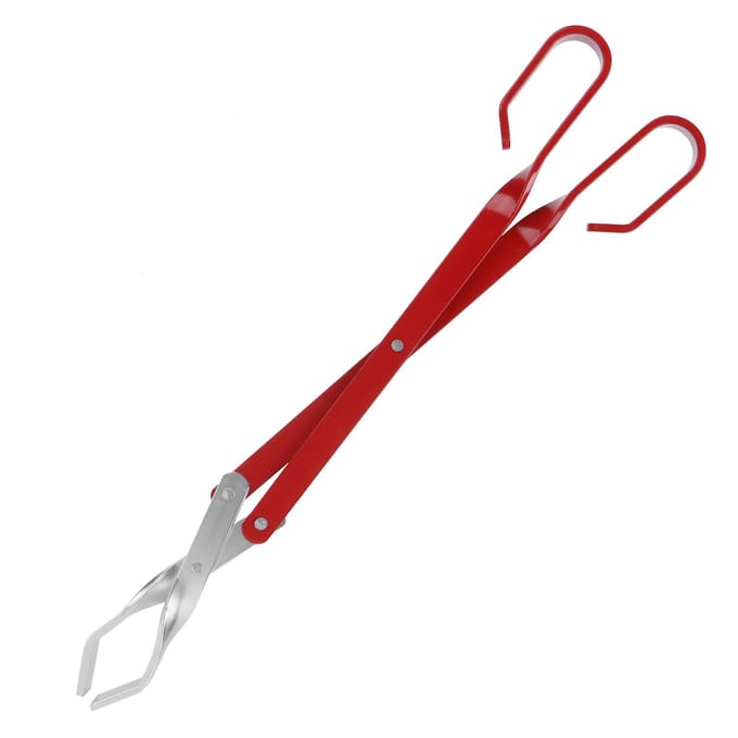 Pinces à Barbecue Multifonction Anti-Échaudure Pince Alimentaire de Cuisson Accessoire BBQ pour Maison Camping red