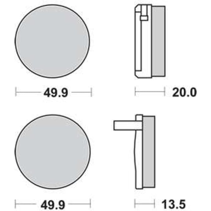 Remblokset TRW MCB32