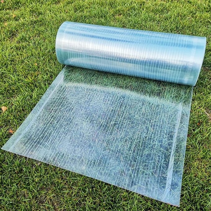 Polycarbonaat Platen - Heldere Dakplaat - Kas Beglazing - UV Bescherming - 1x3 Meter - Helder