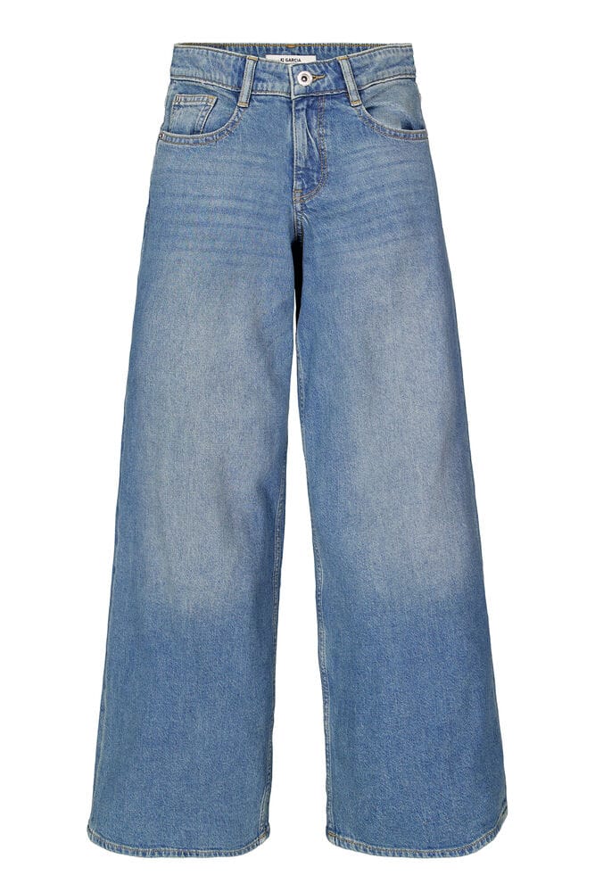 GARCIA Marall Meisjes Wide Fit Jeans Blauw