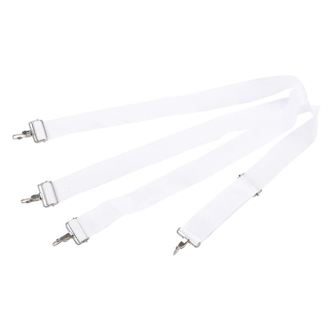 Snaredrum Riem Nylon Sling Kruis Dubbele Schouderband Muziekinstrument Accessoires white
