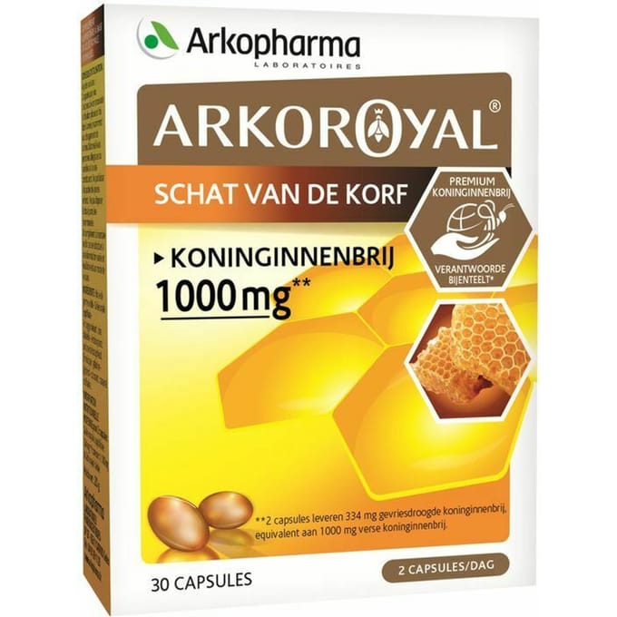 Arkoroyal Koninginnenbrij 1000mg 30 Capsules