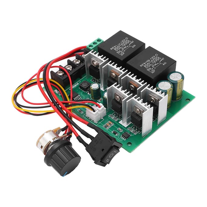 DC Motorregelaar Borstel Snelheidsregeling Instelbare CW CCW Schakelaar Groot Koppel 40A 10?50V