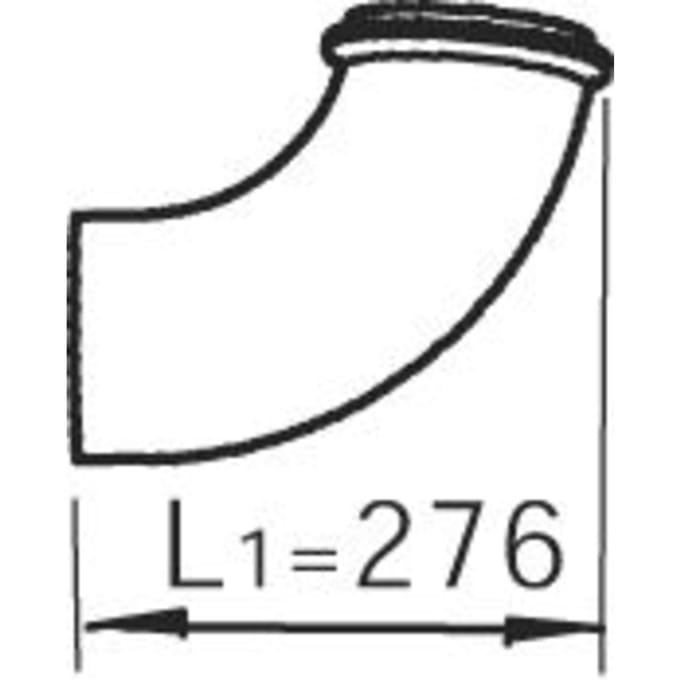 Uitlaatpijp DINEX 82142