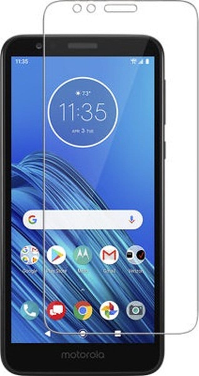 LuxeBass Screenprotector geschikt voor Motorola Moto E6i - glas scherm - bescherming