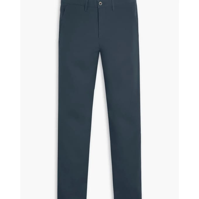 Dockers Crafted Khaki Slim Broek Blauw 30 / 32 Man