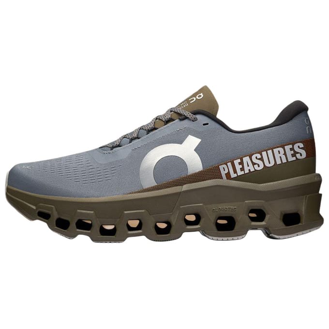 The Loop Running Supply x Pleasures x Cloudmonster 2 Mist Olijf Dames Sneakers Grijs 3WF10393192 38.5 gray