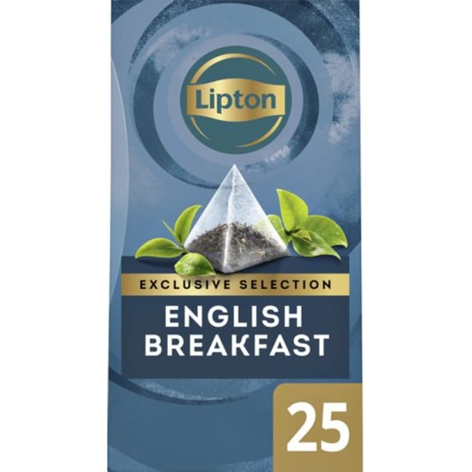 Lipton - Exclusive selection thee English Breakfast - 25 Pyramide zakjes