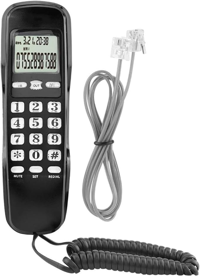 Compacte Vaste Telefoon met Nummerherkenning voor Thuis of Kantoor