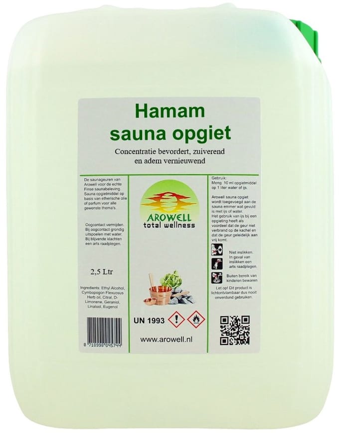 Arowell - Hamam sauna opgiet saunageur opgietconcentraat - 2,5 liter