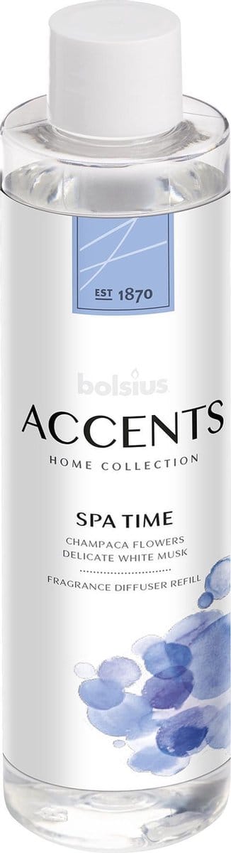 Bolsius Navulling - voor geurstokjes - Accents - Spa Time - 200 ml