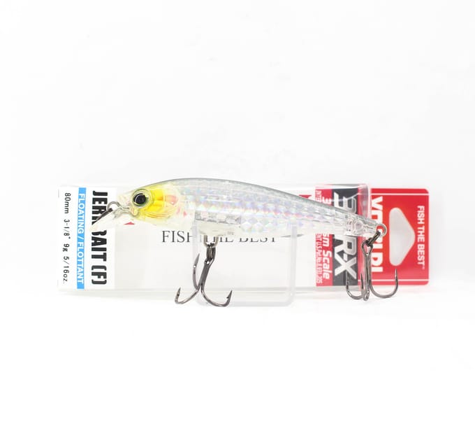 Yo Zuri 3DR-X Jerkbait 80F Drijvend kunstaas R1436-PSBL (8039) white