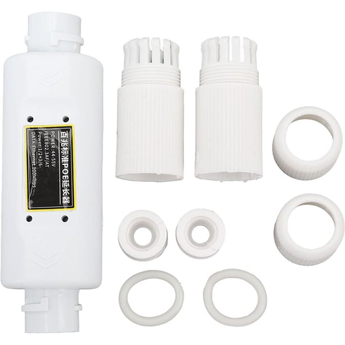 POE Combiner Splitter Adapter IEEE802.3AF AT Standaard 10 100Mbps Waterdichte Verlenging Ethernet