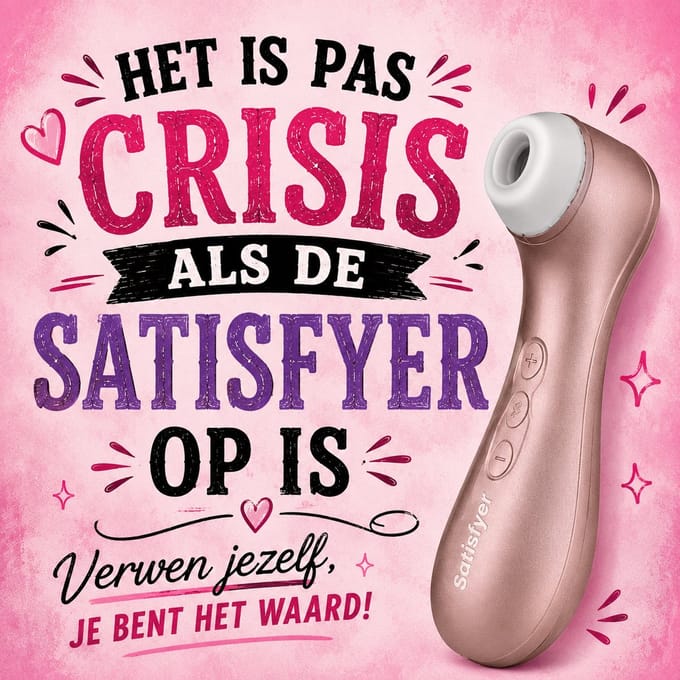 Spreuktegen satisfyer