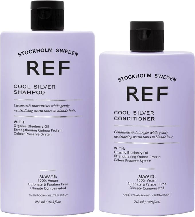 REF Stockholm - Cool Silver Set Shampoo 285ml + Conditioner 245ml - Zilvershampoo & Conditioner