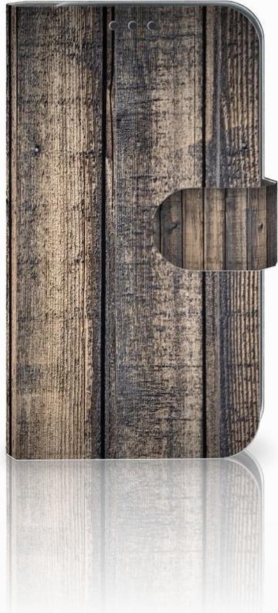 Samsung Galaxy Xcover 4 | Xcover 4s Book Style Case Steigerhout