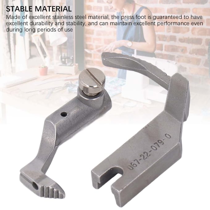 Enkele Linker Teen Voet Set Persvoet voor Durkopp Adler 267 269 Naaimachine Onderdelen Accessoires gray