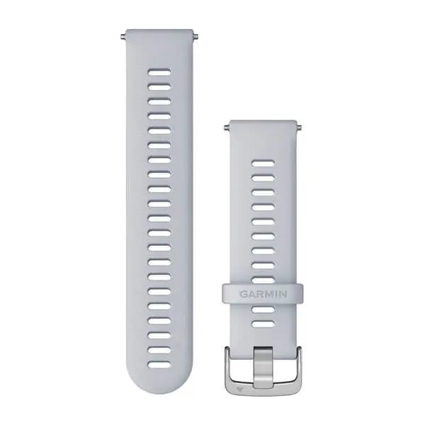 Horloge band met snelsluiting en zilveren gesp Garmin 22 mm