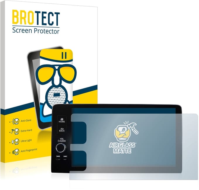 BROTECT - Screenprotector voor Honda HR-V 2022 Navigationssystem - Folie Beschermfolie Beschermglas matte