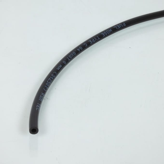 benzine- of olieslang Ø4x7mm per 1 meter voor bromfiets motor scooter cyclo