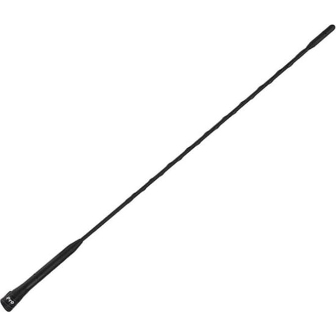 ProPlus Auto antenne - zwart - kunststof/metaal - 40 cm - universeel - M5 M6 adapter