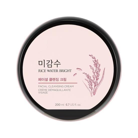 THE FACE SHOP Rice Water Bright Cleansing Cream 400ml black