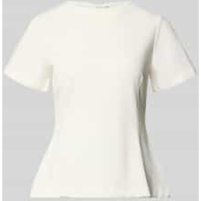 Shaped fit T-shirt met middennaad